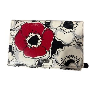Vintage Brighton Poppy Wallet Passport Holder